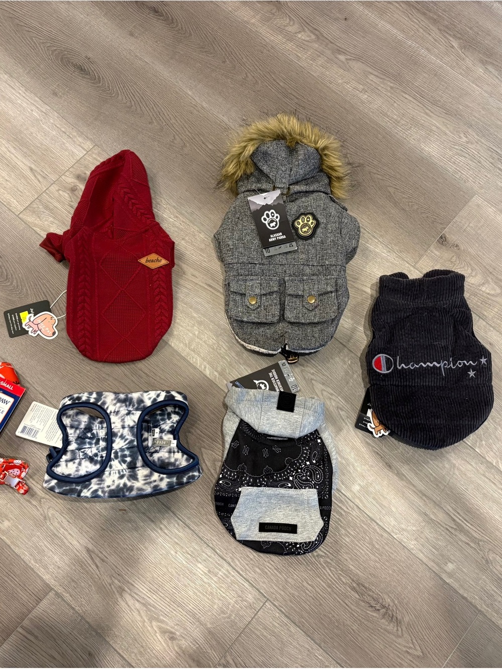 6-Pack of Dog Sweaters and Jackets